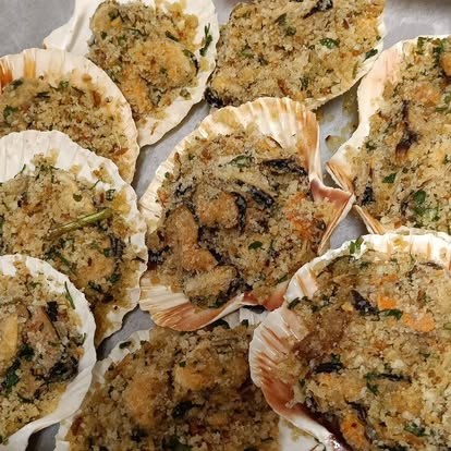 Cozze e vongole gratinate